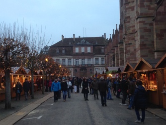 Ambiance du marché de Noël de Wissembourg